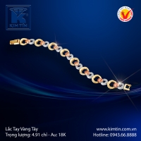 Lắc Tay Vàng Màu 18K