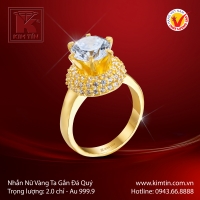 Nhẫn nữ Vàng 24K