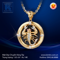 Mặt Dây Chuyền Vàng Tây 14K