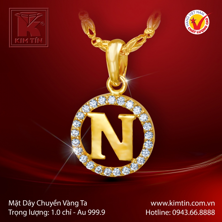 Mặt dây chuyền Vàng 24K