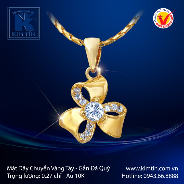 Mặt Dây Chuyền Vàng Tây 10K