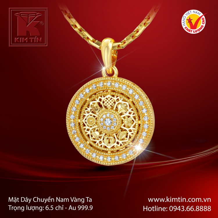 Mặt dây chuyền Vàng 24K