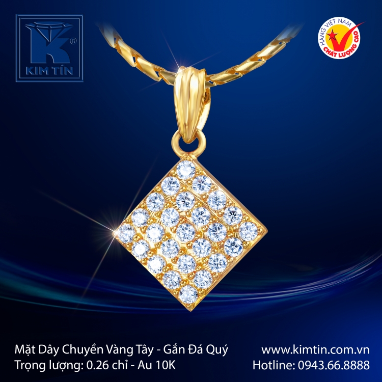 Mặt Dây Chuyền Vàng Tây 10K