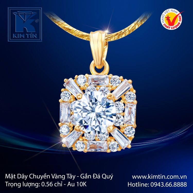 Mặt Dây Chuyền Vàng Tây 10K