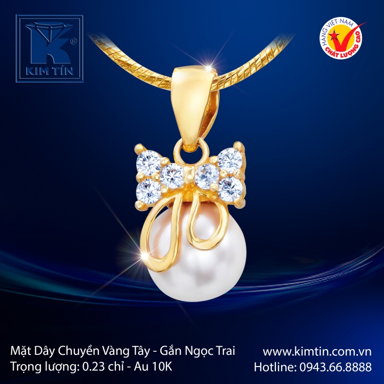 Mặt Dây Chuyền Vàng Tây 10K