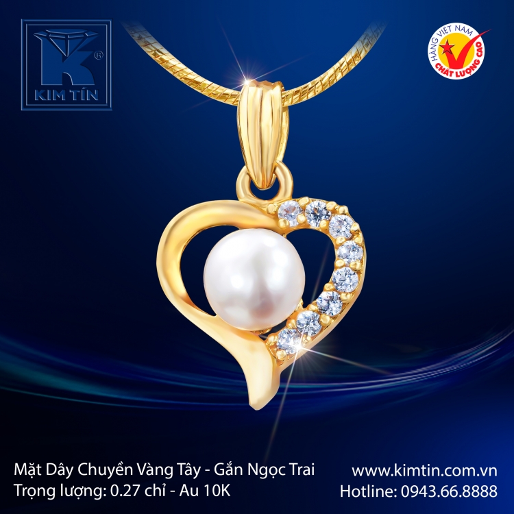 Mặt Dây Chuyền Vàng Tây 10K