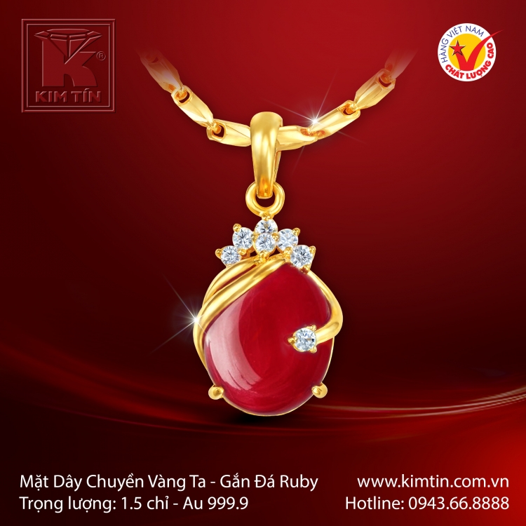 Mặt dây chuyền Vàng 24K