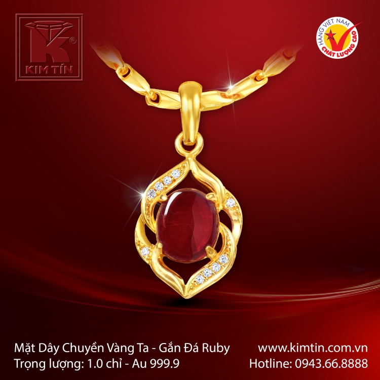 Mặt dây chuyền Vàng 24K
