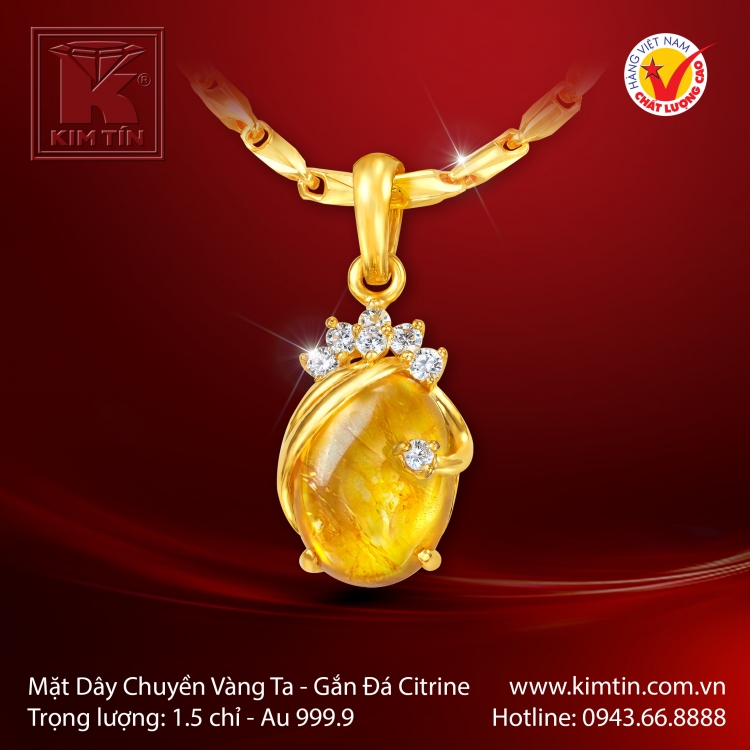 Mặt dây chuyền Vàng 24K