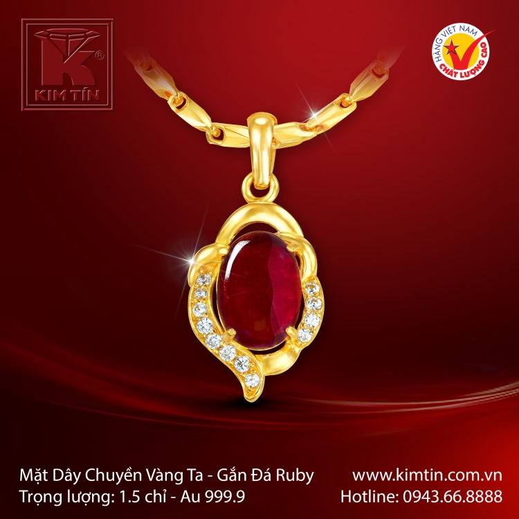 Mặt dây chuyền Vàng 24K