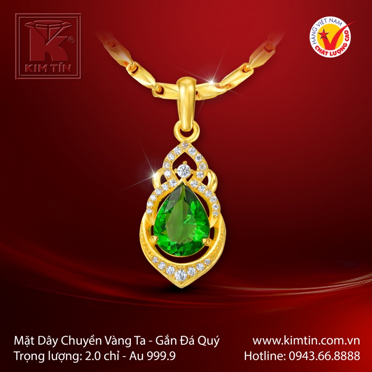 Mặt dây chuyền Vàng 24K