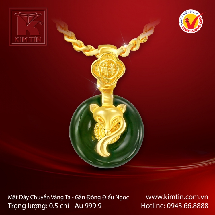 Mặt dây chuyền Vàng 24K