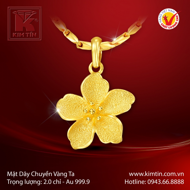 Mặt dây chuyền Vàng 24K