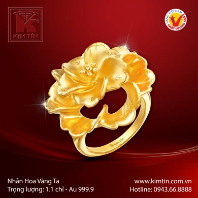 Nhẫn Nữ Vàng 24K 