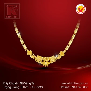Dây chuyền nữ Vàng 24K 
