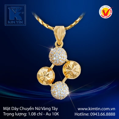 Mặt dây chuyền Vàng tây 10K 