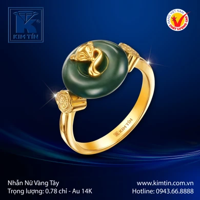 Nhẫn nữ Vàng tây 14K