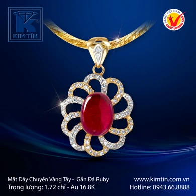 Mặt dây chuyền Vàng tây 16.8K