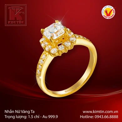 Nhẫn nữ Vàng 24K 