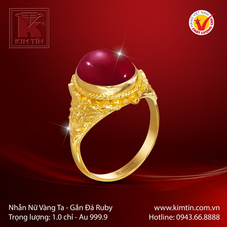 Nhẫn Nữ Vàng 24K