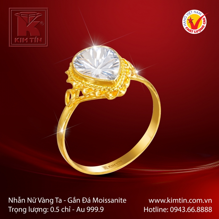 Nhẫn Nữ Vàng 24K