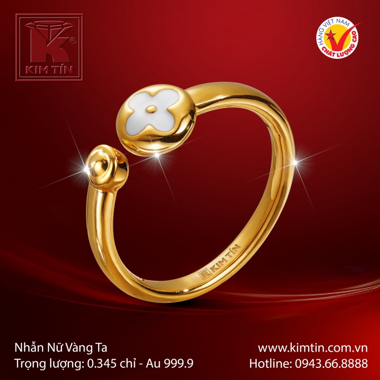 Nhẫn Nữ Vàng 24K