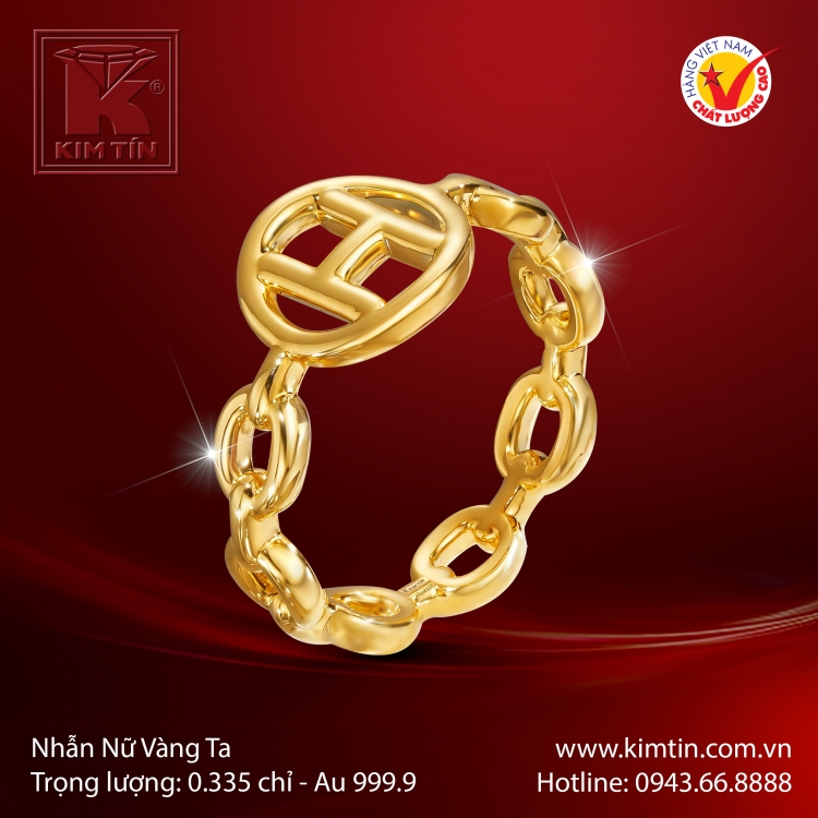 Nhẫn Nữ Vàng 24K