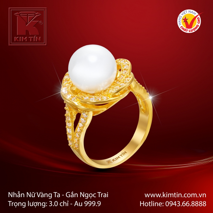 Nhẫn Nữ Vàng 24K