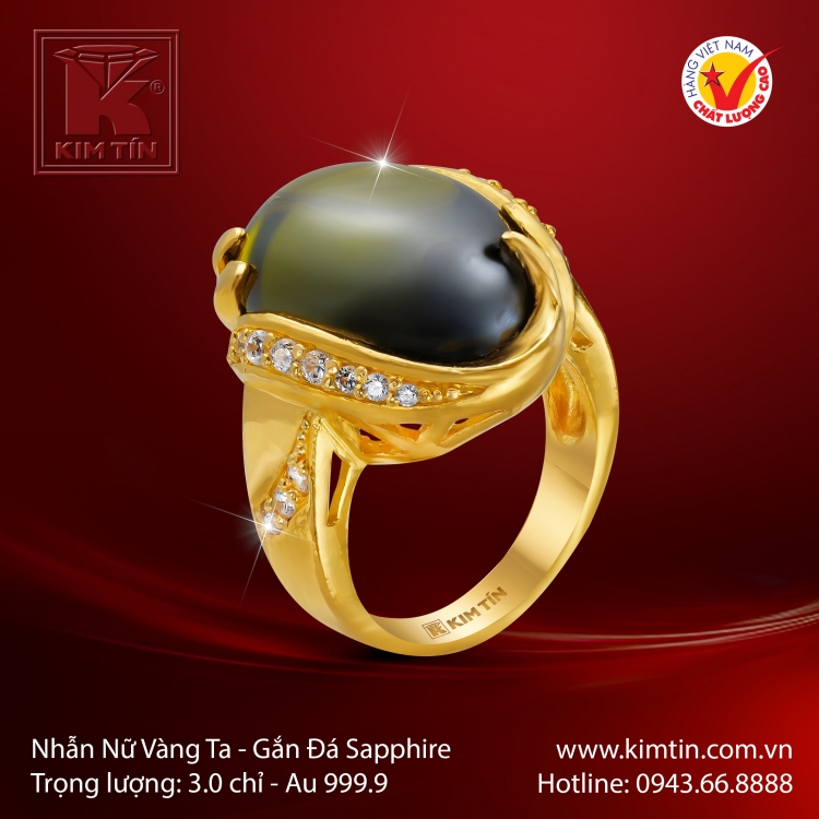 Nhẫn Nữ Vàng 24K