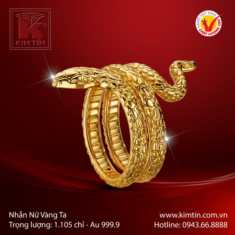 Nhẫn Nữ Vàng 24K