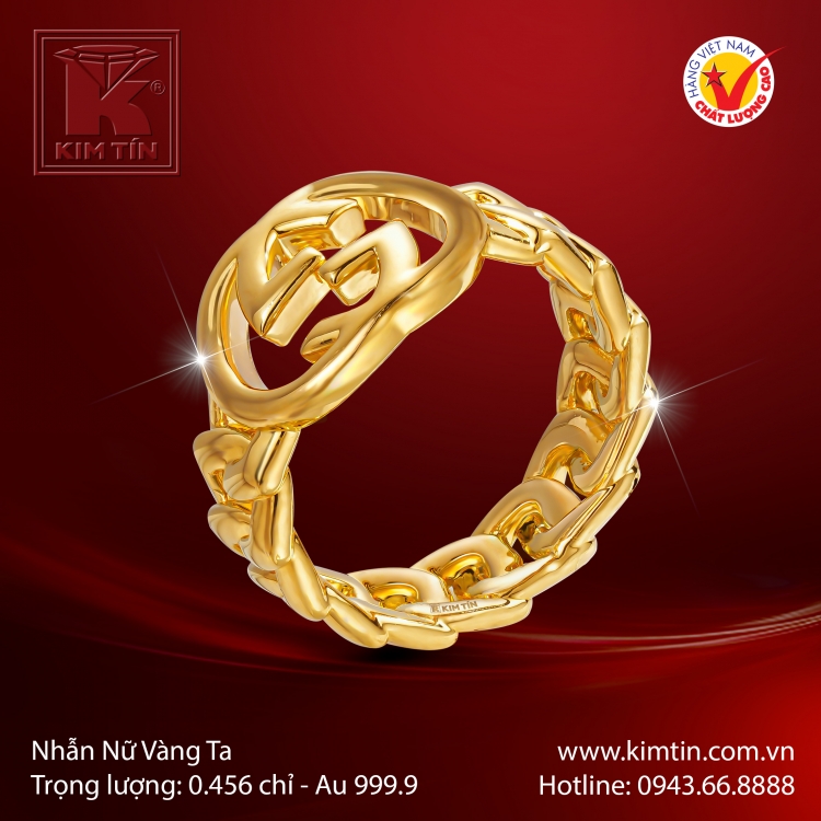 Nhẫn Nữ Vàng 24K