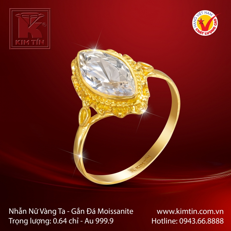 Nhẫn Nữ Vàng 24K