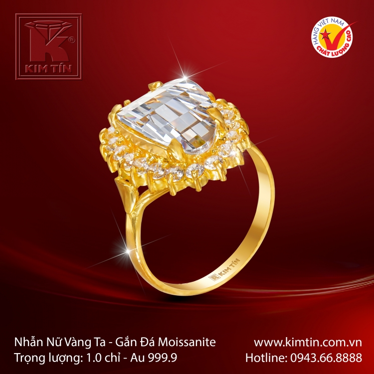 Nhẫn Nữ Vàng 24K