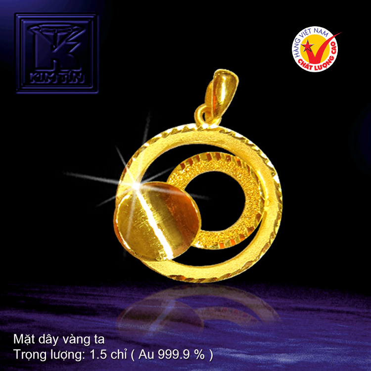 Mặt dây vàng 24K