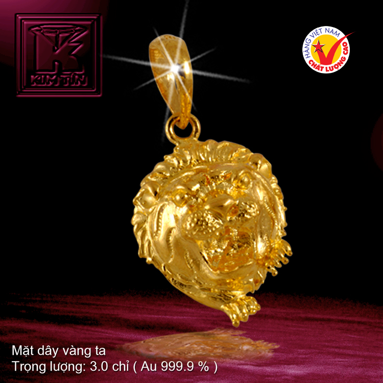 Mặt dây vàng 24K