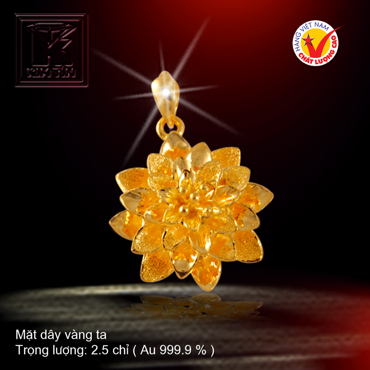 Mặt dây vàng 24K